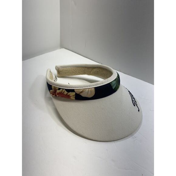 Womens Titleist Hawaiian Floral Golf Tennis Sun Visor Cushioned Cruise VTG Pics - Picture 7 of 8